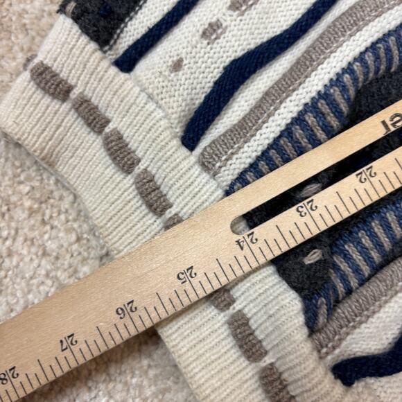 Vintage Alan Stuart 3D Knit Sweater Men's Medium Retro Dad - Picture 6 of 11